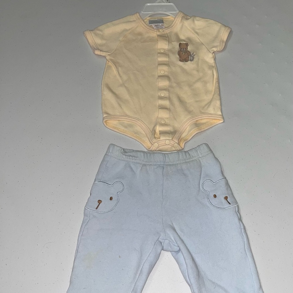 2 pc Bundle Teddy Bear 3 - 6 months